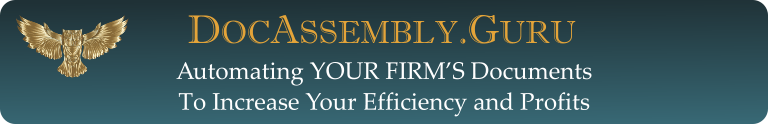 DocAssembly.Guru Automating YOUR FIRM’S Documents To Increase Your Efficiency and Profits