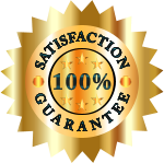 Our 100% satisfaction guarantee